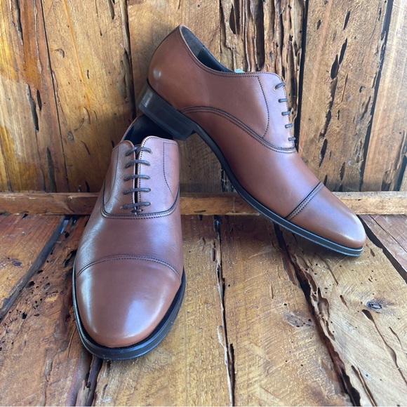 To Boot New York Leather Ward Oxfords in Brown Men\'s Size 9- Retail $295-no box main image 4
